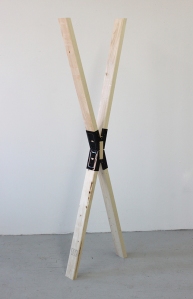 Holding This Moment Pine and Sawhorse Brackets 6’ x 2’ x 4" 2014 